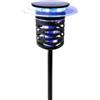 Venteo, lampada solare a diga agli insetti, lampada LED multicolore impermeabile, repellente per zanzare, pannello solare e batteria ricaricabile, diga ad insetti, facile da installare