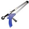 Prettyui - Pinza prensile in alluminio, pratica e pieghevole, con braccio lungo, 83,8 cm