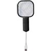 Generico Racchetta Zanzare, Fly Swatter Electric, Racket Antizanzare Elettrico Con Luce UV, Racket Zapper A Mosca Portatile, Adatto Per Zanzare, Mosche E Tarme, Per Interni, Ufficio, Campeggio