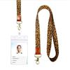 COYUN fodera per documenti con porta badge da collo,Porta Badge Plastica, Trasparente, ID Carte Porta Badge Verticale Impermeabili, Può Essere Sigillato