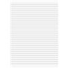 Brunnen 102100750 - Carta protocollo, 80 g/mq, A4, a righe, 50 fogli, bianco