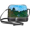 Arte Lisanti Borsa in Pelle Dipinta a Mano - I PAPAVERI DI MONET - a Tracolla, Pochette Donna, Idea Regalo, Artigianato Italiano, Made In Italy, Vera Pelle, Tote Bag, Elegante Di Alta Qualità