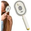 Generic Spazzole per capelli bagnati, pettine massaggiatore con luce rossa, spazzola elettrica per capelli ricci con d'aria per donne, ragazze, casa, spa, pulizia, toelettatura, districamento, styling
