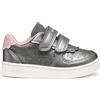 Geox B Eclyper Girl, Scarpe da Ginnastica Bimba 0-24, Bianco Nero, 23 EU