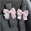 Adunsiaoto 2 Pezzi Imbottitura Cinture Sicurezza Per Auto, Imbottitura Cinture Sicurezza Auto, Imbottitura Cintura Sicurezza Finta Pelliccia, Design Unico Auto Guaine Cintura Sicurezzas(Rosa)
