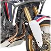 MOTOTOPGUN givi tnh1144 paramotore nero compatibile con honda crf 1000 l africa twin 2016 2017 mototopgun