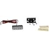 2EXTREME Luce targa a LED 12V universale - Omologata E - luce targa per moto, auto, scooter, quad, rimorchio, triciclo, autovettura, camion, ciclomotore, scooter - Impermeabile IP67 - luce targa