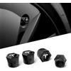 Spigen Tesla Set da 4 Tappi per Valvole Pneumatici Magnetici in TPU | Tesla Model 3/Y/X/S, Auto Universale, Antigraffio, Coprivalvole Aria Progettati per Accessori Tesla - Argento