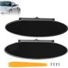 OUKENS 2 Pezzi Copertura Per Specchietto Parasole,Posteriori Auto Coperture Specchietti 99670142102 Ricambio Per Specchietto Retrovisore in ABS Per Visiera Parasole Per Boxster Cayman 986 987