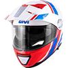 GIVI HX33FDVWR60 Casco, Bianco/Rosso/Blu, L