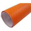 SOFIALXC 3D In Fibra di Carbonio Vinile Auto Avvolgimento Foil Decorazione Sticker Styling Decorazione-arancio-40 cm* 150 cm