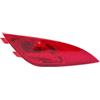 BYLKFC Fanalino Riflettore Paraurti Posteriore Per Hyundai IX35 IX-35 2010 2011 2012-2015, Luce Freno, Fendinebbia Con Lampadina 92405-2Z300 Catadiottro Paraurti Posteriore Auto(Sinistra)
