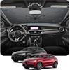 BSTW [2026 Aggiornamento] BSTW per Alfa Romeo Stelvio 2017-2026 Parasole Parabrezza, Parasole Pieghevole Automatico Design con Coulisse Isolamento Termico e Protezione UV Romeo Stelvio Accessori