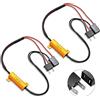 Sycreek 2 Pcs H7 LED Resistenza di Carico per Decoder Lampadina LED, Resistenza Anti-Sfarfallio Errore Resistenza di Carico Cablaggio, H7 LED Anti Errore
