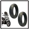 GSC RICAMBI SRL KIT DUE GOMMA GOMME COPERTONE COPERTONI PNEUMATICI COPERTURE GOMME 110/70-16 - 140/70-16 COMPATIBILE CON PIAGGIO BEVERLY 125 2005-2006