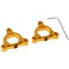 Homyl Paio 17mm Serraggio Precarico Forcella Ammortizzatore Anteriore Accessorio Moto - Dorato