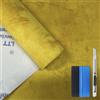 NewL Nastro in Tessuto Velluto Elastiche Autoadesive per Riparazione e Modifica Fai-da-Te Interni Auto, Cruscotto, Rinnovo Adesivi in Pelle (Giallo, 40cm x 150cm)