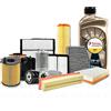 Saber Kit tagliando auto, kit quattro filtri e 5 litri olio motore Total 5W40 (KF0012/fo)
