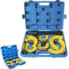 UISEBRT Set di tensionatori a molla, universale, per auto, fino a 1000 kg, sistema di sospensione per tuning, con scatola di plastica blu
