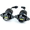 Generisch Luci di posizione a LED Angel Eyes da 80 W, compatibili con BMW E90 E91 LCI (2009-2011), installazione senza errori, luce di marcia diurna bianca, ricambio per anelli di posizione