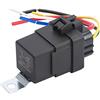 CGEAMDY Kit relè impermeabile a 5 pin, 12 V, relè con cablaggio, SPDT a 5 pin 12 V 40/30 A, fili di rame stagnato 12 AWG resistenti