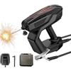 Generic Saldatrice portatile portatile, 20-200 Amp ARC IGBT, saldatrice a bastone con display LCD e impugnatura protettiva per principianti professionisti