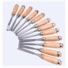 Jian ya na Forbici per Legno sculptés a Mano - 12 Pezzi Strumenti di menuiserie Sharp con Custodia di Trasporto - Ideale per Principianti
