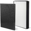 BAMBOOST Kit filtro di ricambio per purificatore d'aria Philips AC3256/10, AC3259/10, AC4550/10 (HEPA + carbon activated filter)