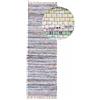 carpetfine Tappeto a tessitura Kilim Chindi passatoia beige 80x400 cm | Tappeto moderno per soggiorno e camera da letto