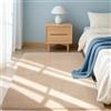 Puremy Tappeto passatoia soffice a pelo corto, 80 x 100, beige