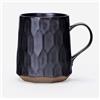 globe faith Tazza da caffè in gres fatto a mano personalizzata, tazza da caffè artigianale in ceramica, tazza da tè in ceramica isolata per casa, ufficio o regali, geometrica artistica