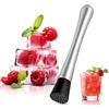 trabag Pestello da cocktail professionale - accessori da cocktail multifunzionale, pestello da cocktail, per debug deliziosi cocktail, mojito, bevande e succhi di frutta (20 cm)