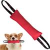 XBAIPIN Giocattolo per cani a forma di salsiccia 30 cm - Corda per tiro con | cinturino da polso, resistente per mordere e tirare, ideale per addestramento, gioco di trazione e divertimento -Colore Rosso