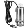GAOUTO Skim, aspiratore elettrico USB, in acciaio inox, con 2 ventose, skimmer per acquario, filtro per acquario, accessorio per piccolo serbatoio dell'acqua di pesce