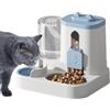 Generic Mangiatoia per gatti, grande capacità, a prova di perdite, dispenser di cibo per gatti, mangiatoia automatica per cani di piccola e media taglia, per interni ed esterni, casa, appartamento, soggiorno