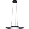 Eglo lampada a sospensione connect LED Compo Rosso-C, 1 fiamma, acciaio | e plastica nero/bianco, cambio temperatura colore (caldo, neutro, freddo), RGB, dimmerabile, Ø 58 cm