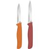 Zyliss Classico Coltelli da Cucina (2 Pezzi), Coltello Spelucchino, Set di Coltelli da Cucina Professionali, Lame Lisce e Seghettate, Acciaio Inossidabile, Lame Affilate, Lavabile in Lavastoviglie