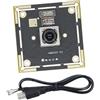 ZBIianxer Webcam con risoluzione di 4800 megapixel, obiettivo grandangolare da 77 gradi e messa a fuoco automatica per videoconferenze, riunioni online, webcam con concentrazione automatica
