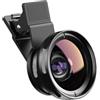 Generico Lens Kit， Compatibile con obiettivo super grandangolare APEXEL HD 37MM 0,45x con obiettivo super macro 12,5x, compatibile con kit di lenti for telefono con fotocamera for smartphone iPhone Samsung