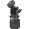 CAZSTYK Duty Metal Girevole 1 / 4 Pollici Filettatura Montaggio per 10Mm 22Mm Fotocamere Treppiedi Stand Metallo Camera Mount