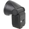 Jelquix Mini Flash, GN8 6500K CRI97 Design retrò Leggero Micro Flash per Fotocamera, per Fotocamera Portatile con 4 Livelli di Potenza e Hot Shoe Universale, Ideale per Fotocamere DSLR Fuji