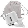 Lurrose Microscopio Portatile 100x per Smartphone con Clip, Leggero e Compatto in Abs e Gomma, con Borsa per Riporre, e Campeggio