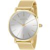 INVICTA Orologio Analogico al Quarzo Donna con Cinturino in Acciaio Inossidabile 31070