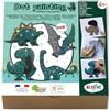 Aladine - Cofanetto Dot Painting Dino certificato PEFC 100%