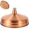 DOITOOL Soffione Doccia in Rame Antico 8 Pollici Ugello Doccia Per Bagno Fisso Con Getti Silicone Design Vintage Per Uso Domestico E Bagni Moderni