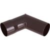 Renoplast® Gomiti per pluviali in alluminio R50 | Angolo 87º DN 40 mm | Marrone | Grondaie per la pioggia | Profili in lamiera per il drenaggio del tetto | Casa da giardino Carport Terrazza Balcone