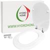HYDRO HOME HYDROHOME Copriwater compatibile con Ideal Standard serie Linda Come Originale, Tavoletta Wc In Legno Rivestito in Poliestere Con Cerniere Regolabili fissaggio dal basso, Asse Wc. MADE IN ITALY