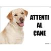 Lovelytiles LABRADOR attenti al cane mod 4 TARGA cartello IN METALLO (20X30)