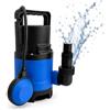 TK Gruppe Timo Klingler Pompa sommergibile per acqua sporca da 400 W con portata di 7500 l/h - max. 5 m di altezza di mandata, 4 m di profondità di immersione, cavo da 10 m, interruttore galleggiante e protezione termica per