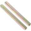 TopHomer Barra in UPVC per finestre e maniglia della porta, 8 mm x 120 mm, barra quadrata di ricambio per maniglie delle porte